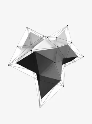 科技不规则图形免抠