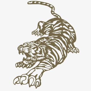 凶猛猛虎下山免抠