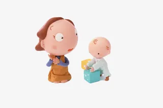 母亲与孩子免抠