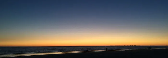 夕阳海边海报背景高清
