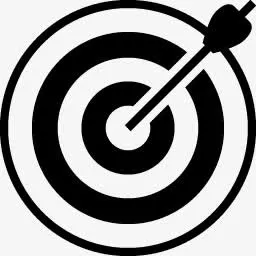 archery target icon免抠