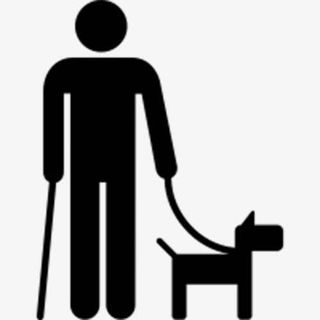 残疾人标志免抠