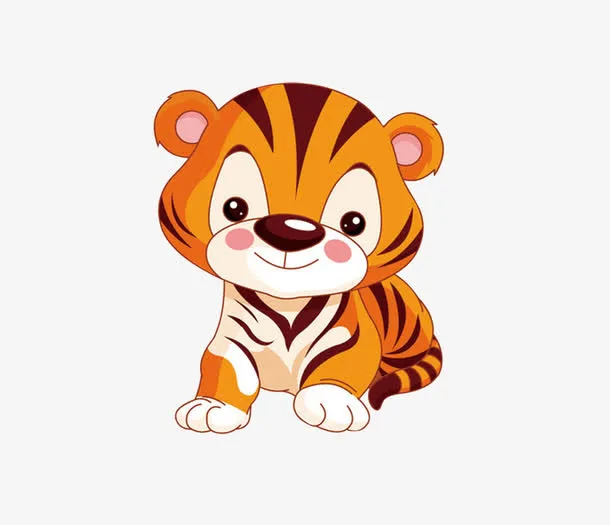 卡通老虎免抠