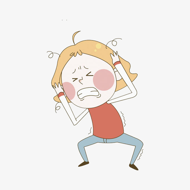 烦恼女孩免抠