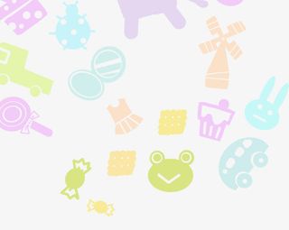 小兔棒棒糖小车等卡通背景素材