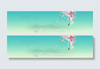 简约大气淘宝海报背景