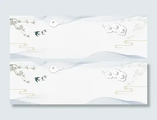 简约春天清明节banner海报高清