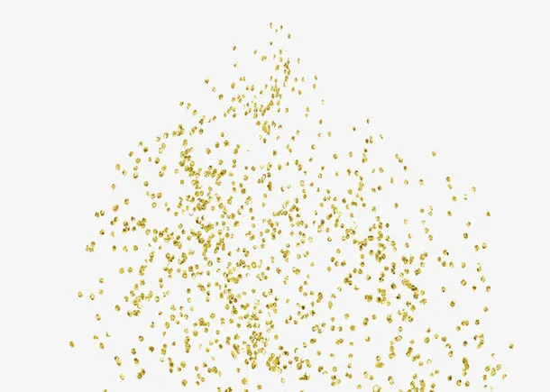 金色漂浮素材免抠