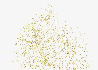 金色漂浮素材免抠