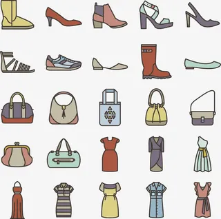 服装类图标免抠