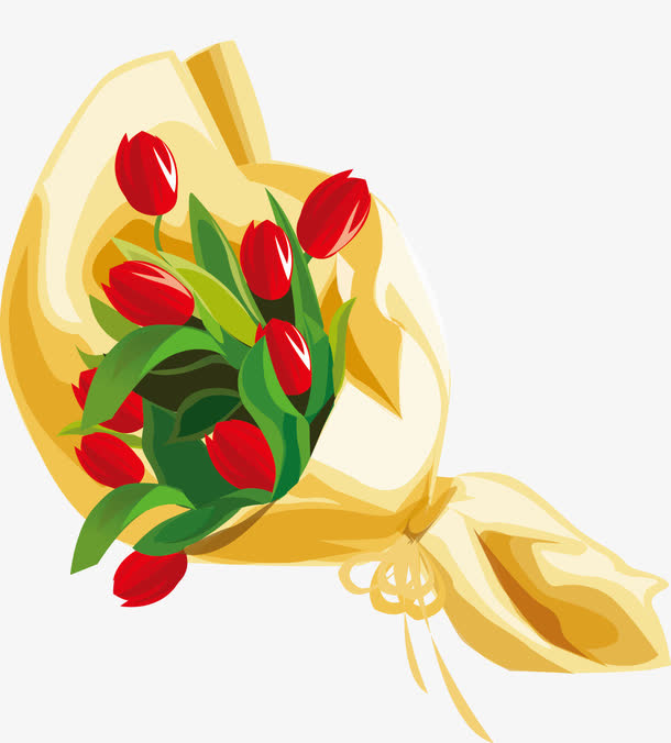 矢量鲜花免抠