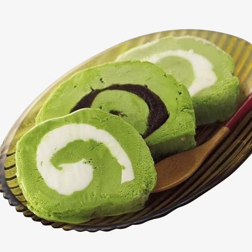 美味抹茶蛋糕免抠