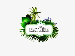 自然成分化妆品护肤品背景图