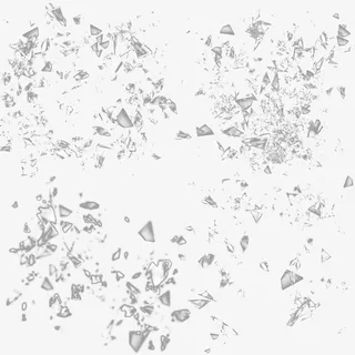 飞溅灰色半透明质感免抠