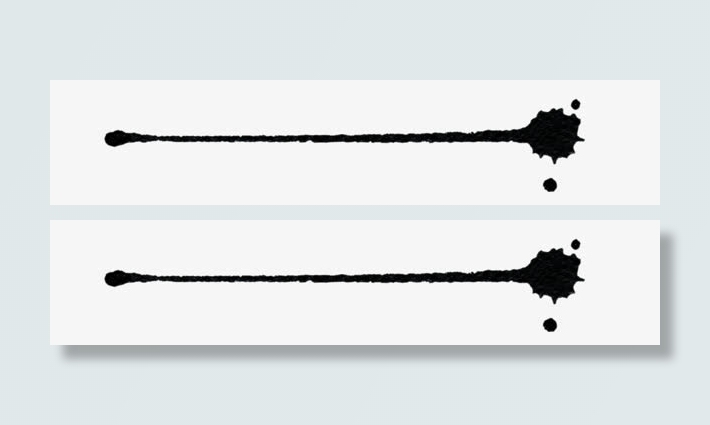 黑色水墨标题装饰免抠
