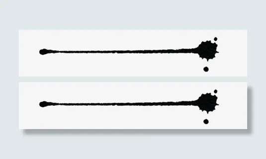黑色水墨标题装饰免抠