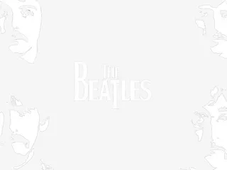 披头士乐队人脸剪影免抠