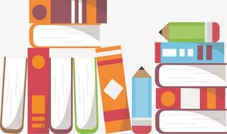 乱放的教科书免抠