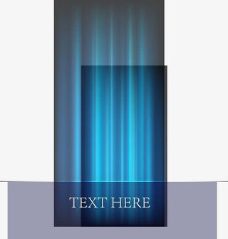 科技感线条流线标题框矢量图免抠