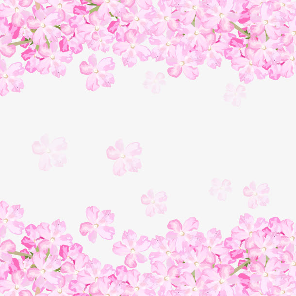 矢量樱花瓣免抠