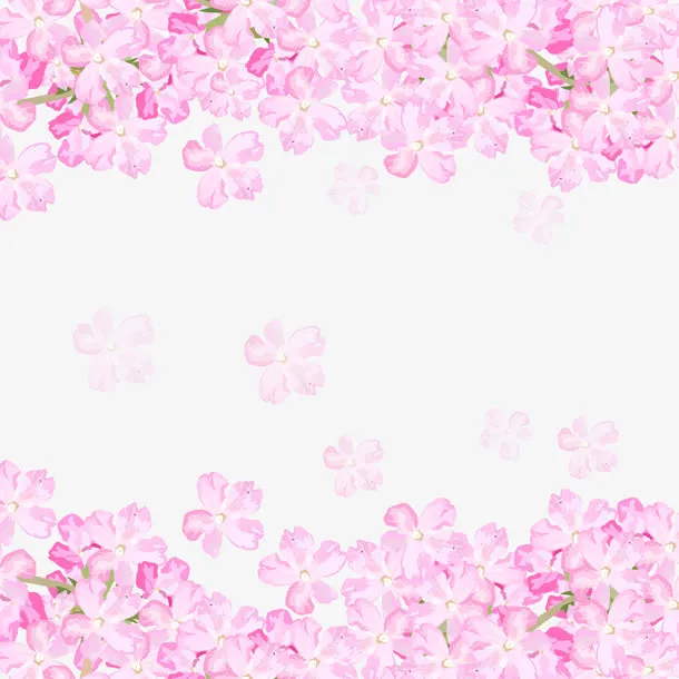 矢量樱花瓣免抠