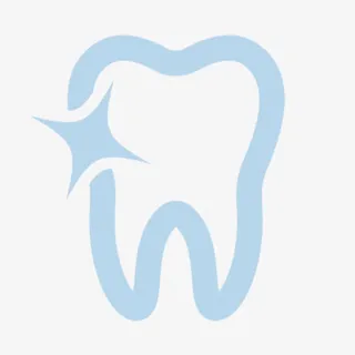 闪亮牙齿简笔画免抠