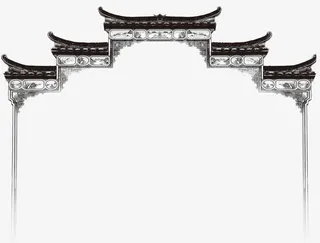徽州门楼免抠