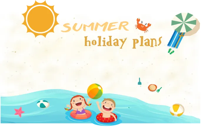 夏日暑假计划高清