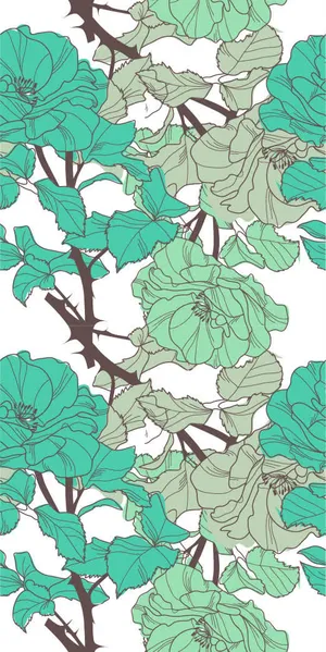 矢量清新手绘树枝素材免抠