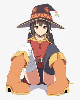 合成创意效果酷酷的小女巫免抠