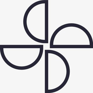 手绘黑色风车图标免抠图标元素