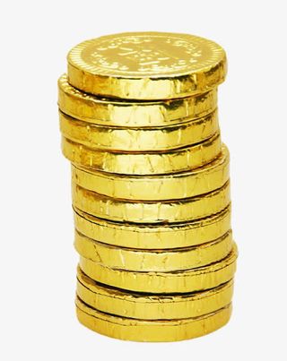 巧克力金币免抠