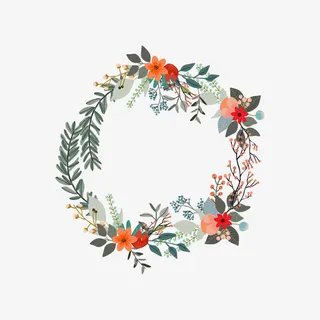 森系迎宾牌素材免抠