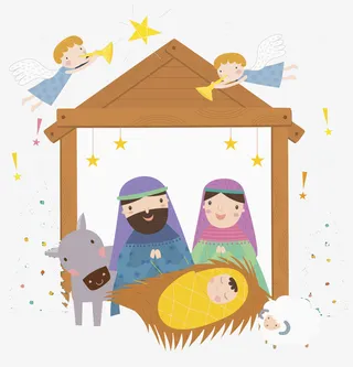 温馨一家人免抠