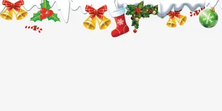 卡通可爱圣诞元素装饰图案免抠