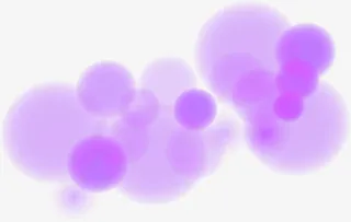 矢量紫色水彩免抠