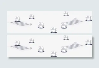 白色简约纸团免抠