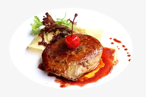 法式铁板小煎鹅肝免抠