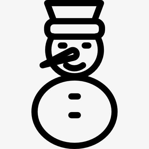 雪人图标免抠