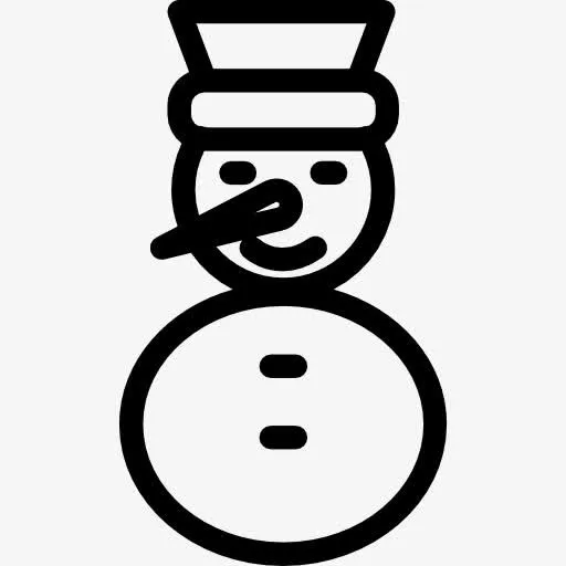 雪人图标免抠