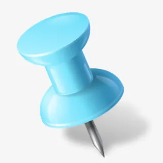 地图标记推针1左Azure图标免抠