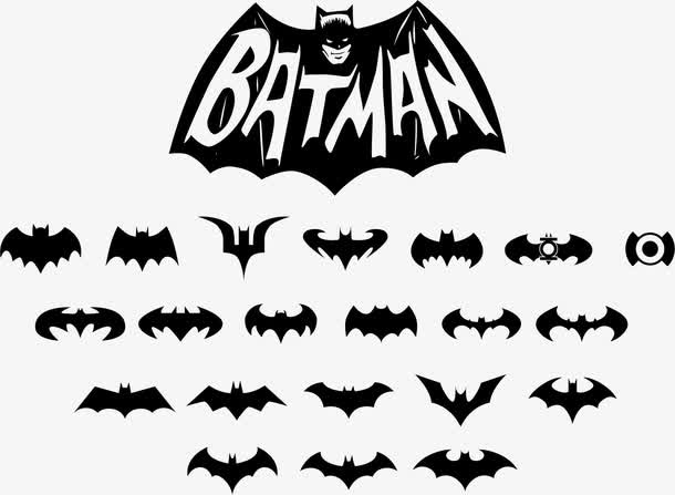 21个蝙蝠侠BATMAN标志免抠