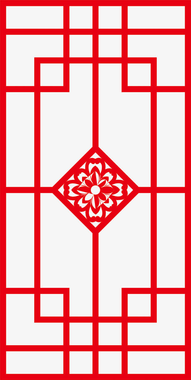 边框花纹中国风免抠