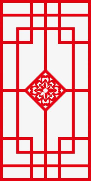 边框花纹中国风免抠