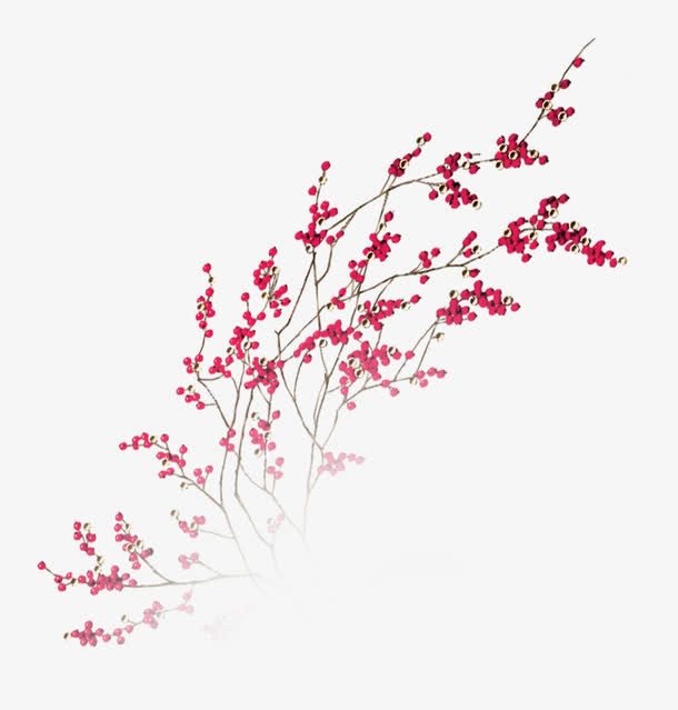 漂浮花瓣气泡简洁大方树叶树丛免抠
