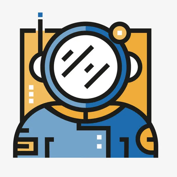 太空人图标免抠