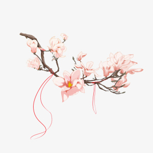 清新小花卡通插画17免抠