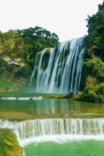 黄果树瀑布摄影免抠