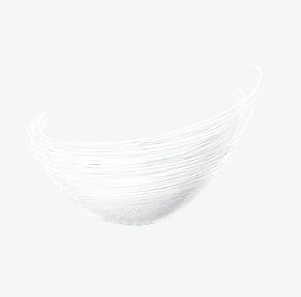 白色裹蚕丝透明底免抠