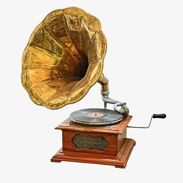 复古留声机免抠